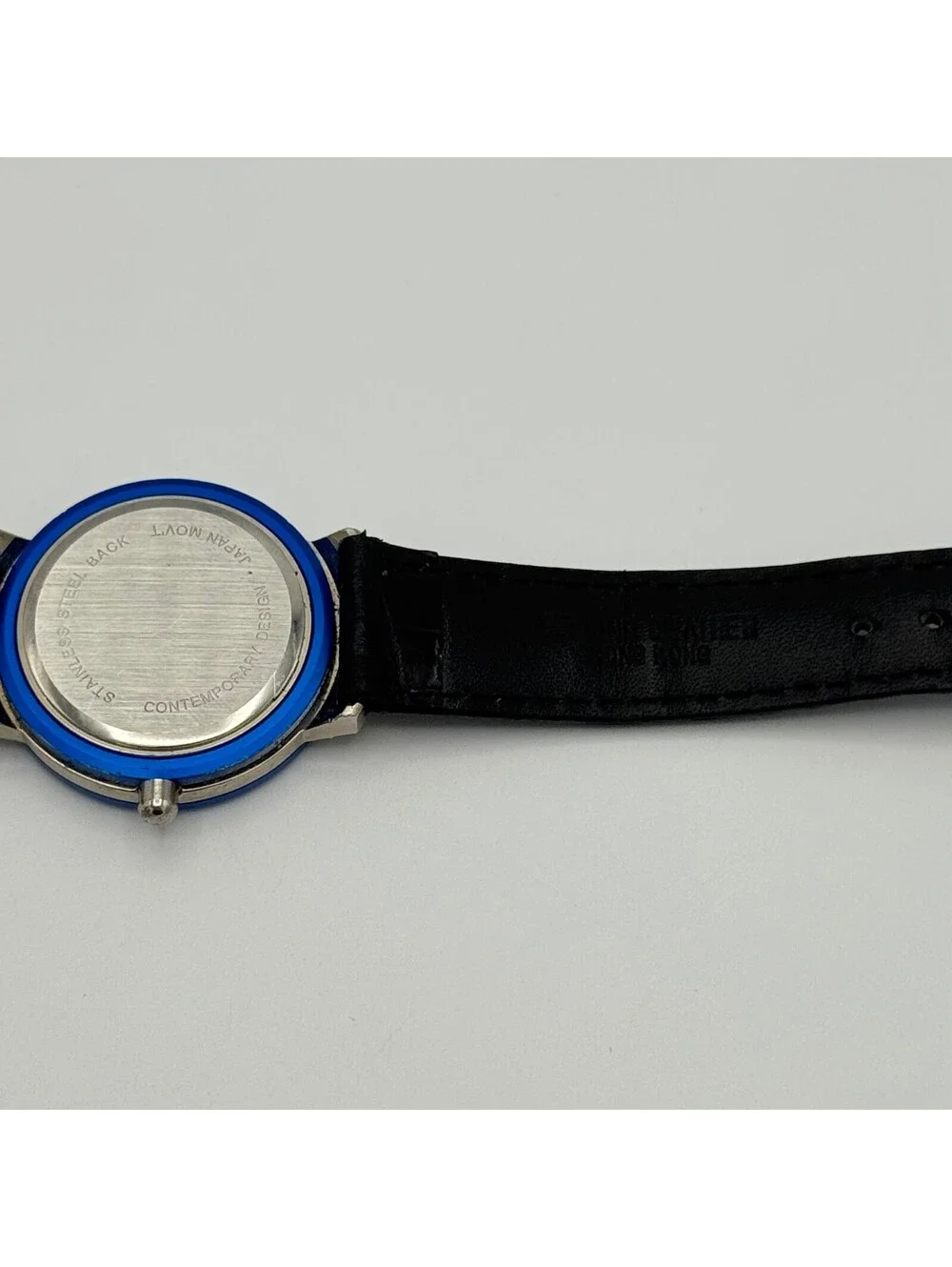 2Can Watch with Black Band and Blue Trim, working